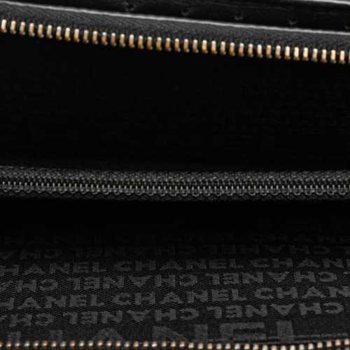 Chanel Quilted Calfskin Long Wallet