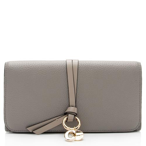 Chloe Calfskin Alphabet Continental Wallet