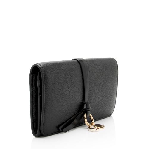 Chloe Calfskin Alphabet Continental Wallet