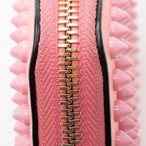 Christian Louboutin Leather Panettone Spikes Wallet