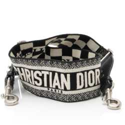 Dior Embroidered Oblique Shoulder Strap