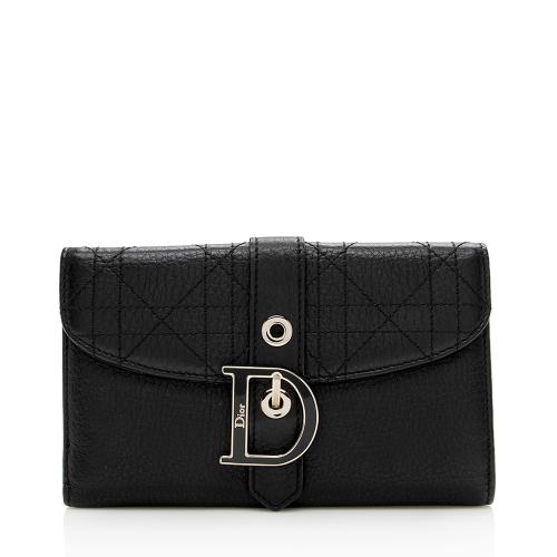 Dior Leather Detective Long Wallet