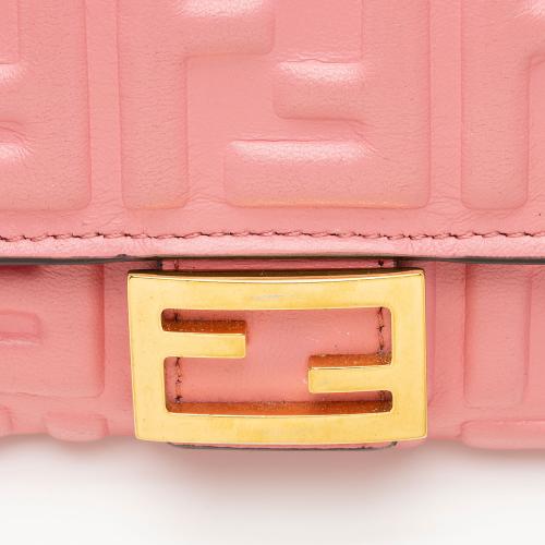 Fendi FF Embossed Calfskin Continental Wallet