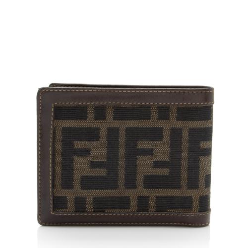 Fendi Vintage Zucca Bi-Fold Wallet