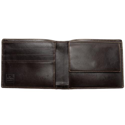 Fendi Vintage Zucca Bi-Fold Wallet