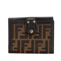 Fendi Zucca Canvas Small Wallet