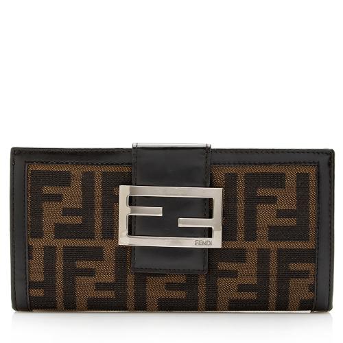 Fendi Zucca Compact Wallet