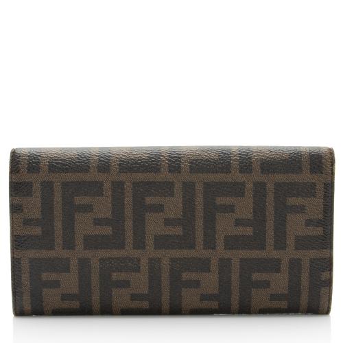 Fendi Zucca Continental Wallet