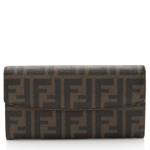 Fendi Zucca Continental Wallet