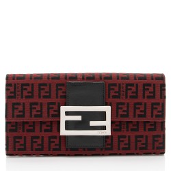 Fendi Zucca Flap Wallet