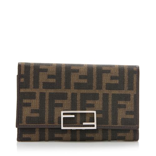 Fendi Zucca Long Wallet