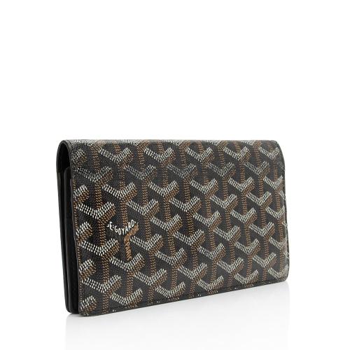 Goyard Goyardine Canvas Richelieu Long Wallet