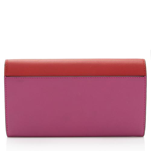 Gucci Calfskin Two-Tone Continental Wallet