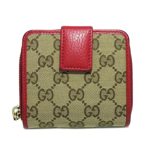 Gucci GG Canvas Bi-Fold Small Wallet