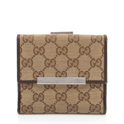 Gucci GG Canvas French Wallet