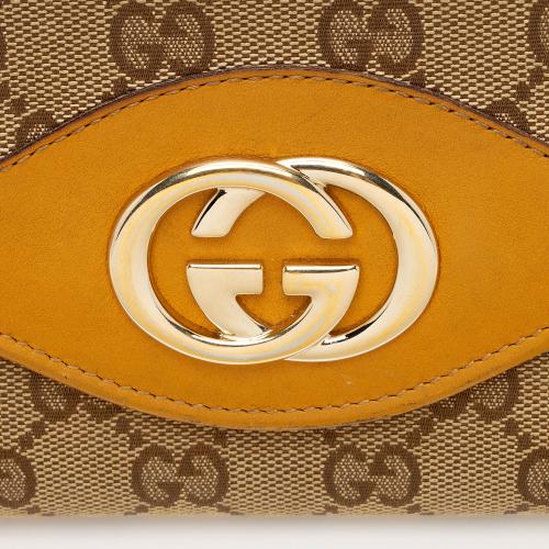 Gucci GG Canvas Leather Sukey Wallet