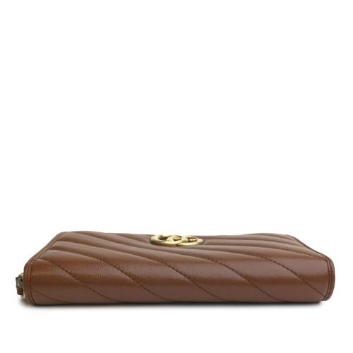 Gucci GG Marmont Leather Zip Around Wallet