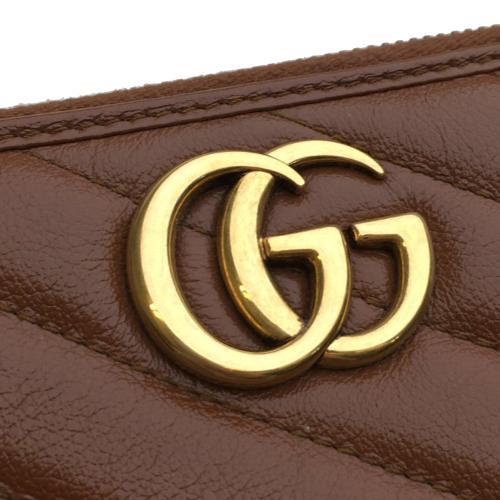 Gucci GG Marmont Leather Zip Around Wallet