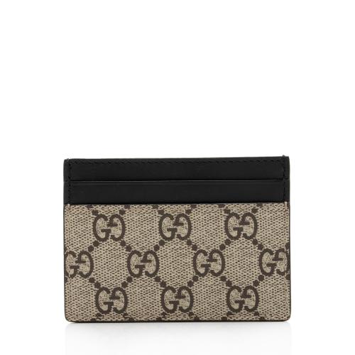 Gucci GG Supreme Bee Card Holder