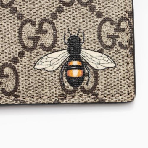 Gucci GG Supreme Bee Card Holder