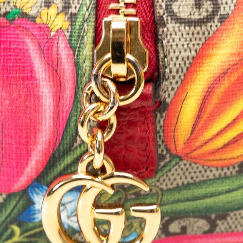 Gucci GG Supreme Flora Ophidia Cosmetic Case