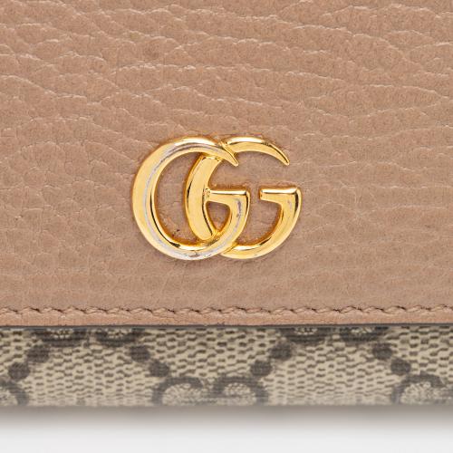 Gucci GG Supreme GG Marmont Compact Wallet