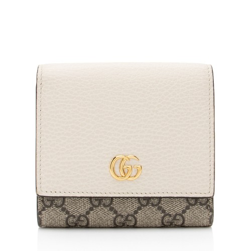 Gucci GG Supreme GG Marmont Compact Wallet