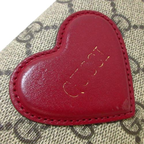 Gucci GG Supreme Heart Bifold Wallet