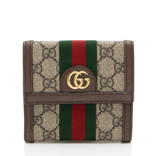 Gucci GG Supreme Ophidia French Wallet