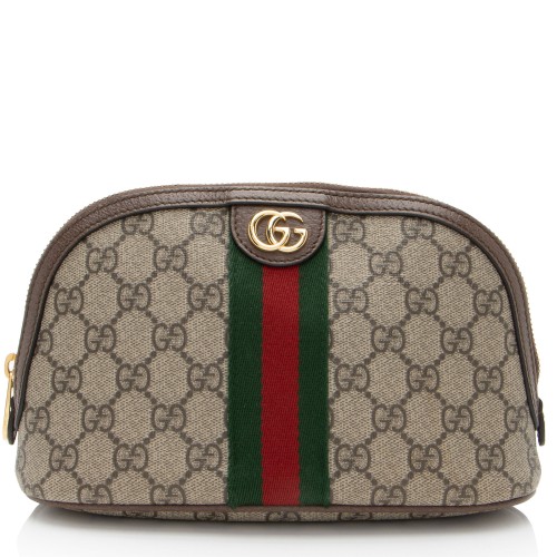 Gucci GG Supreme Ophidia Large Cosmetic Case