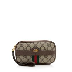 Gucci GG Supreme Ophidia Wristlet