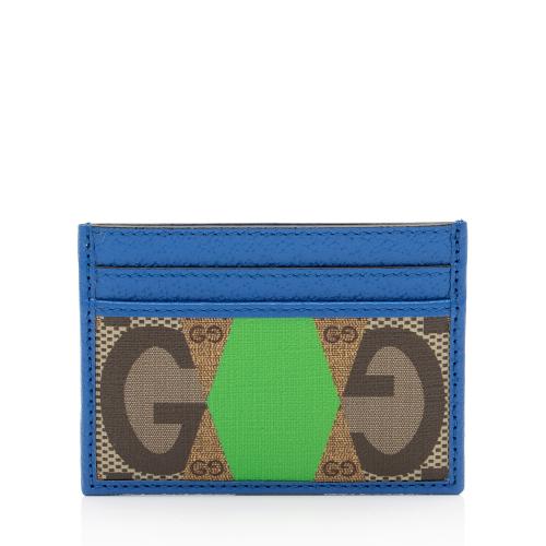 Gucci GG Supreme Rhombus Print Card Case