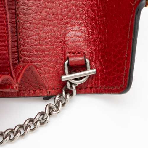 Gucci Grained Leather Dionysus Card Case Chain Bag