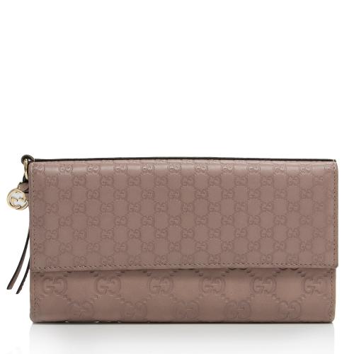 Gucci Guccissima Leather Bree Continental Wallet