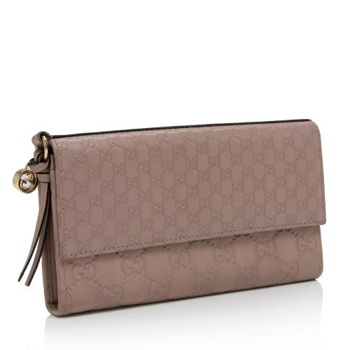 Gucci Guccissima Leather Bree Continental Wallet