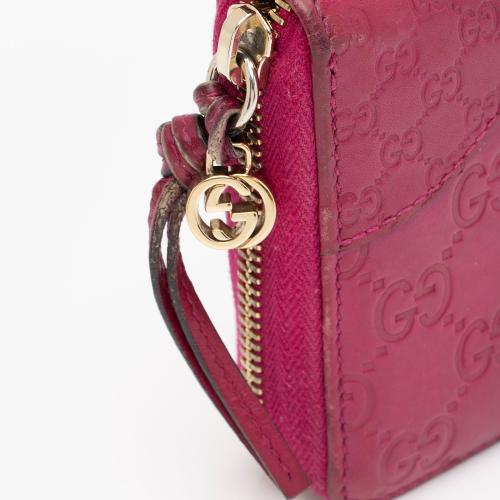 Gucci Guccissima Leather Bree Zip Around Wallet