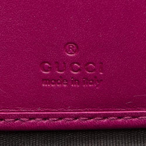 Gucci Guccissima Leather Bree Zip Around Wallet