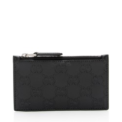 Gucci Guccissima Leather Card Holder