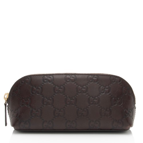 Gucci Guccissima Leather Cosmetic Pouch