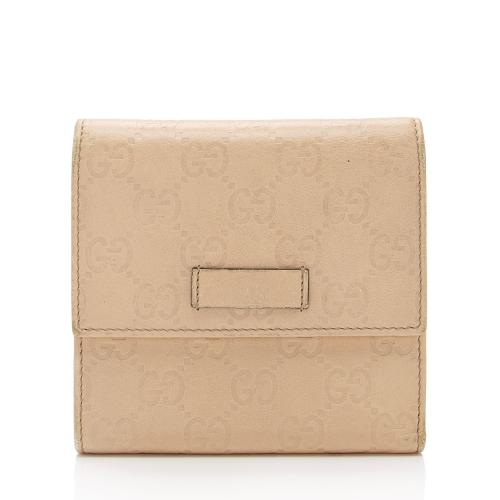 Gucci Guccissima Leather French Wallet