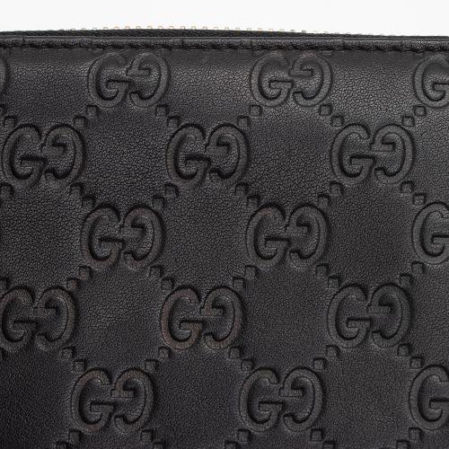 Gucci Guccissima Leather Zip Around Wallet