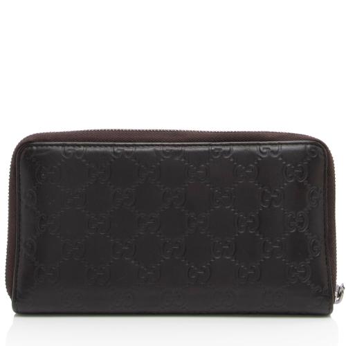 Gucci Guccissima Leather Zip Around Wallet