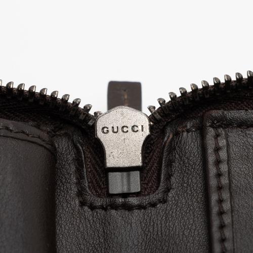 Gucci Guccissima Leather Zip Around Wallet