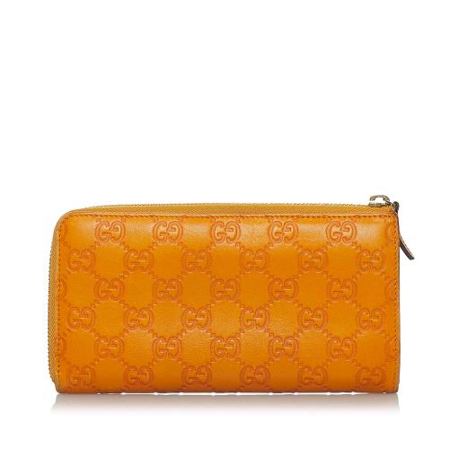 Gucci Guccissima Zip Around Wallet