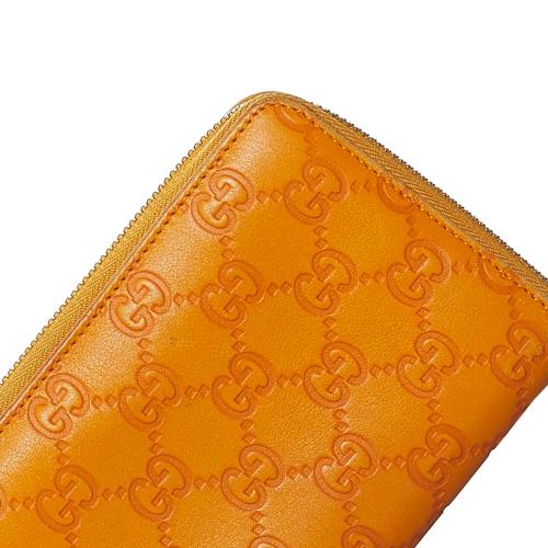 Gucci Guccissima Zip Around Wallet