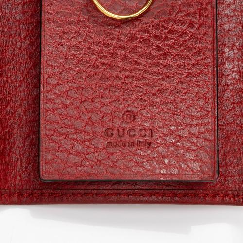 Gucci Leather GG Marmont 6 Key Case