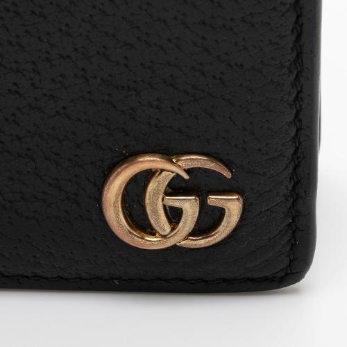 Gucci Leather GG Marmont Bi-Fold Long Wallet