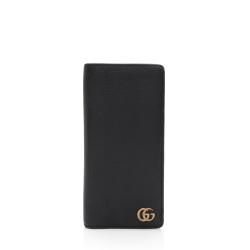 Gucci Leather GG Marmont Bi-Fold Long Wallet