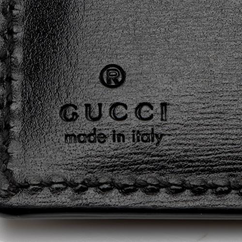 Gucci Leather GG Marmont Bi-Fold Long Wallet