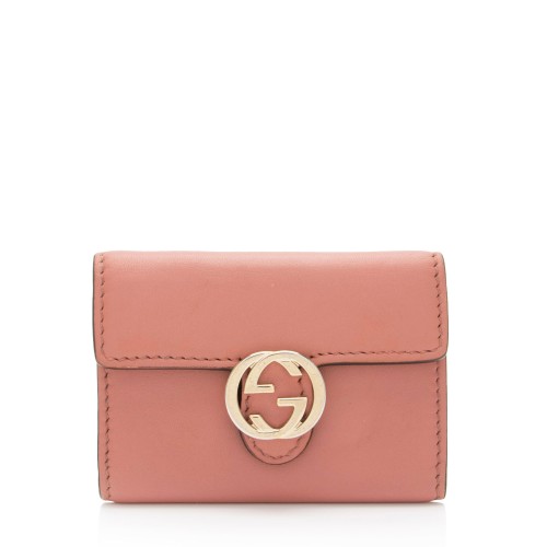 Gucci Leather Interlocking G 6 Key Holder